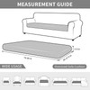 Easy-Going Waterproof Couch Cushion Covers for Couches and Sofas, Stretch