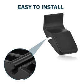 leechio 2 PCS Automotive Air Filter Housing Clip, Air Grille Top Cover Buckle, for Honda Fit 2009-2020, Insight 2000-2006, Accord 2018-2022 Air Cleaner Accessories Clip (Black)