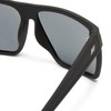Le Specs Male Dirty Magic Black Rubber D-Frame Sunglasses