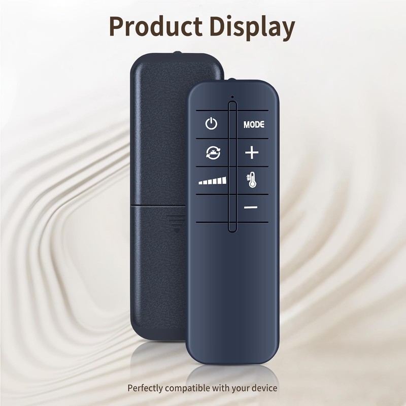 CLVIZCXOM Fan Replacement Remote Control Compatible with Delonghi DCH4590ER Thermal
