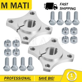 M MATI 1-1/4" Bore Rear Axle Aluminum Wheel Hubs w/ Nut For Go Kart Off Road Cart QTY 2