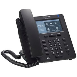 Panasonic KX-HDV330 Gigabit SIP Phone- Black (PoE Support, Power Supply Sold Separately)
