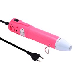 mofa Mini Heat Gun Electric 150 W Mini Shrink Heat Tool Embossing Heat Tool Mini Hot Air Gun DIY Tool (Pink)