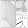 Topeakmart Bathroom Storage Cabinet Freestanding Floor Cabinet with 4 Drawers