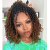 Aksice 8 Inch Yanky Twist Crochet Hair for Black Women