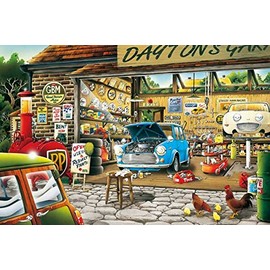 1000 Piece Jigsaw Puzzle Dayton's Repair Garage (19.7 x 29.5 inches (50 x 75 cm)