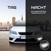 Fog lamp daytime running lights foils set tint film stickers,