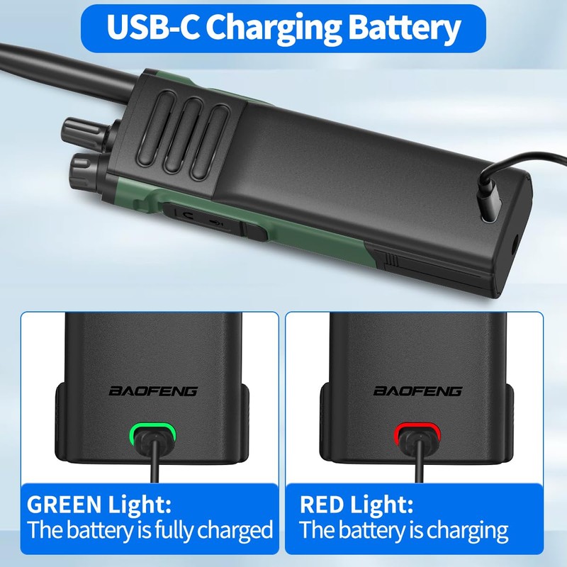 BAOFENG DM32 Battery 3800mAh Extended High-Capacity Rechargeable Battery
