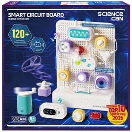 Science Can STEM Toys for Ages 8-13, Circuit Board for Kids with Smart Voice Control, Electronics Exploration Kit 120+ Circuit Projects, Educational Stem Kits for Kids Age 8-10