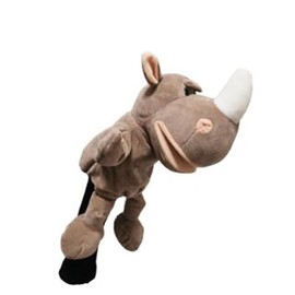 wolfman Golf Club Covers Driver Headcover Funny Cute Animal Golf Club Covers Stylish Protection for Clubs Golf Gear Driver for Men/Women/Youth (Rhino)
