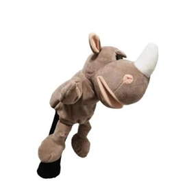wolfman Golf Club Covers Driver Headcover Funny Cute Animal Golf Club Covers Stylish Protection for Clubs Golf Gear Driver for Men/Women/Youth (Rhino)