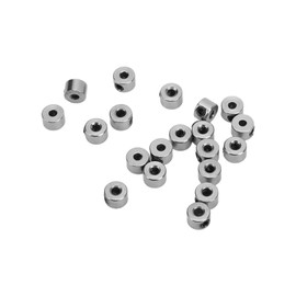 Ongwan 20pcs Aircraft Model Landing Gear Stopper Set 2.1mm Stainless Steel RC Airplane Model Aircraft DIY Parts