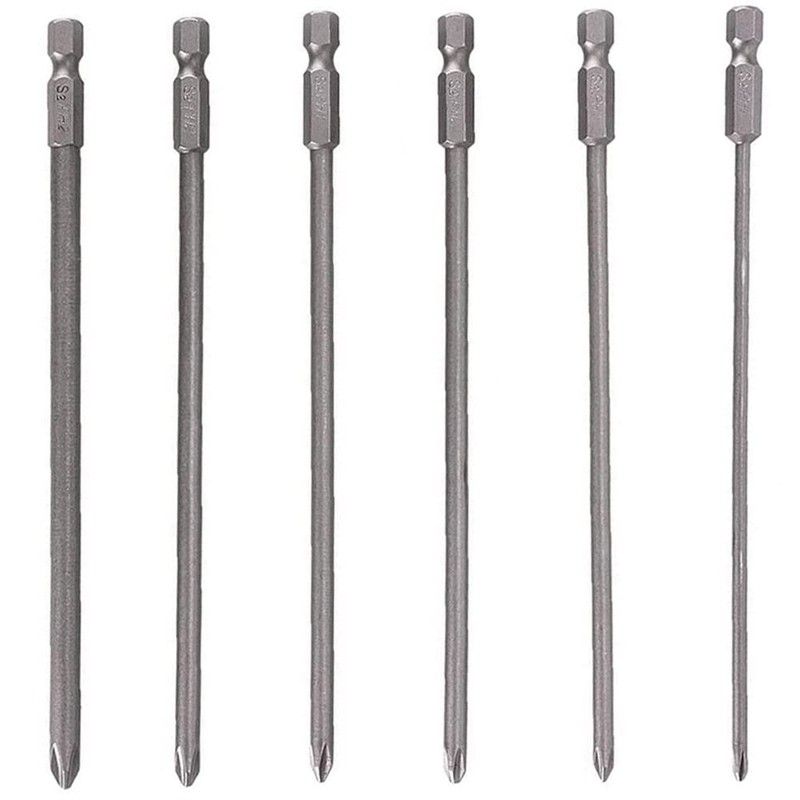 Bestgle 6 Piece 5.9 inches (150 mm) Cross Axis Phillips