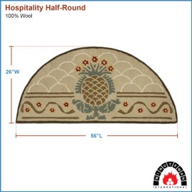Minuteman International Hospitality Half Round Rug