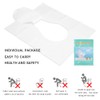 Toilet Seat Covers Disposable, 50-Count Flushable Paper Travel Toilet Seat