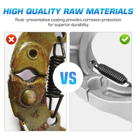 Front and Rear Brake Shoes Pads for Suzuki VL800 Intruder 2001-2005, VL800 Boulevard C50T 2005-2017, VZ800 Marauder 1997-2004, VZ800 Boulevard 2005-2015, C M 800 2005-2013, Replace ‎for FA231 626