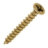 TIMCO 35030SOLOC Solo Chipboard & Woodscrews-PZ-Double Countersunk-Gold-3.5 x 30-Box of