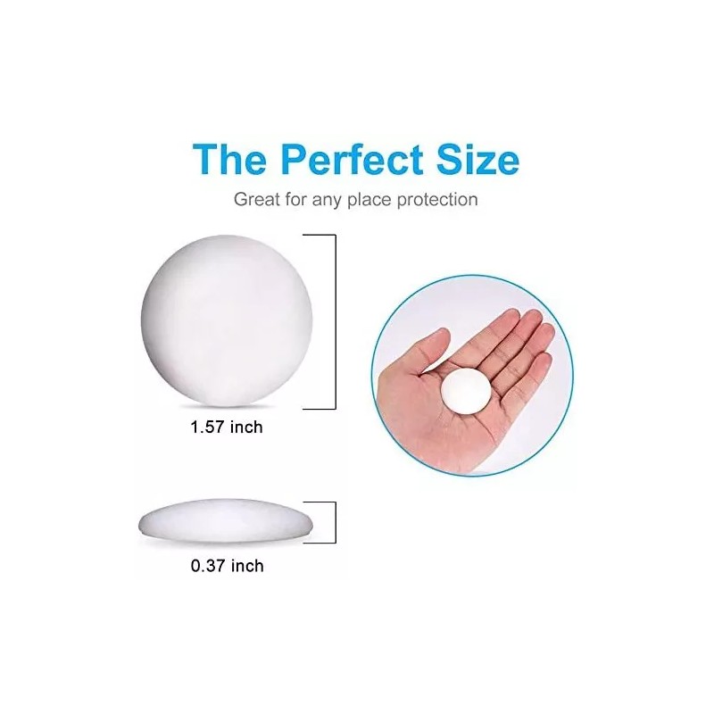 Baixi Protector De Pared Tope De Silicona Para Puerta 10