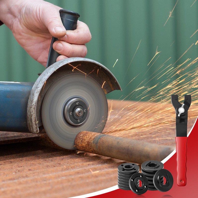 Hicarer 25 Pcs Angle Grinder Nut Angle Grinder Wrench Kit