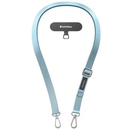 SwitchEasy Smartphone Shoulder Strap, Neck, Shoulder Hanging, Thick, Non-Breaking, Strap Holder Included, Smartphone Shoulder Strap, Fall Prevention, Women's, Men's, Smartphone Strap, Easy Strap, 0.8 inch (20 mm), Aquamarine