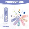 200 Sheets Children's Plaster Set with Cute Cartoon Motifs -