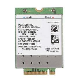 4G Module WiFi Card for 7360, 450M M.2 Interface Laptop WiFi Card L850-GL LTE 4G Module Wireless LTE FDD-WCDMA Network WiFi Card Adapter for HP ProBook 440 G5