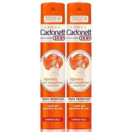 Cadonett Dop - Langanhaltendes Haarspray mit flexiblem Halt, dreifacher Schutz für trockenes Haar, 300 ml, 2 Stück