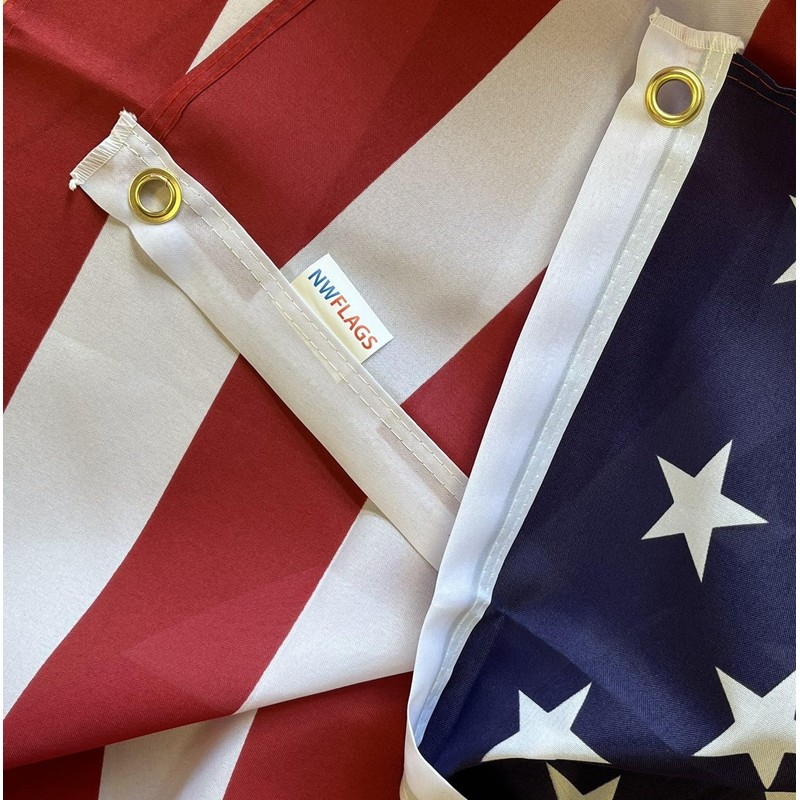 NWFlags Outdoor Heavy USA Flag 5ft x 3ft 110d Polyester