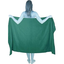 Extra Large Super Jumbo Bath Sheet Towel 100% Egyptian Cotton XL Bath Sheets(100 x 200 cm-600 GSM) (Blue Lagon)