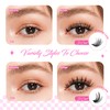 Lash Clusters, CALAILIS Cluster Lashes 168Pcs D Curl Eyelash Clusters
