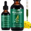 Mullein Drops for Lungs, Natural Mullein Herbal Supplements, Mullein Leaf