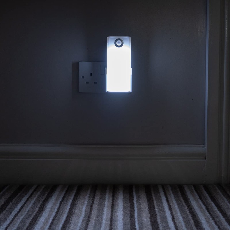 Xtralite NiteSafe Duo Lux 4 Function White Night Light &