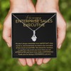 Enterprise Sales Executive Necklace Message Card Box Alluring Standard -