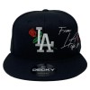Unbranded Los Angeles LA Rose With Love Heart Snapback Hat