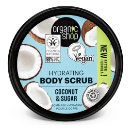 Exfoliante Corporal Orgánico Coco Azúcar 250 Ml Organic Shop