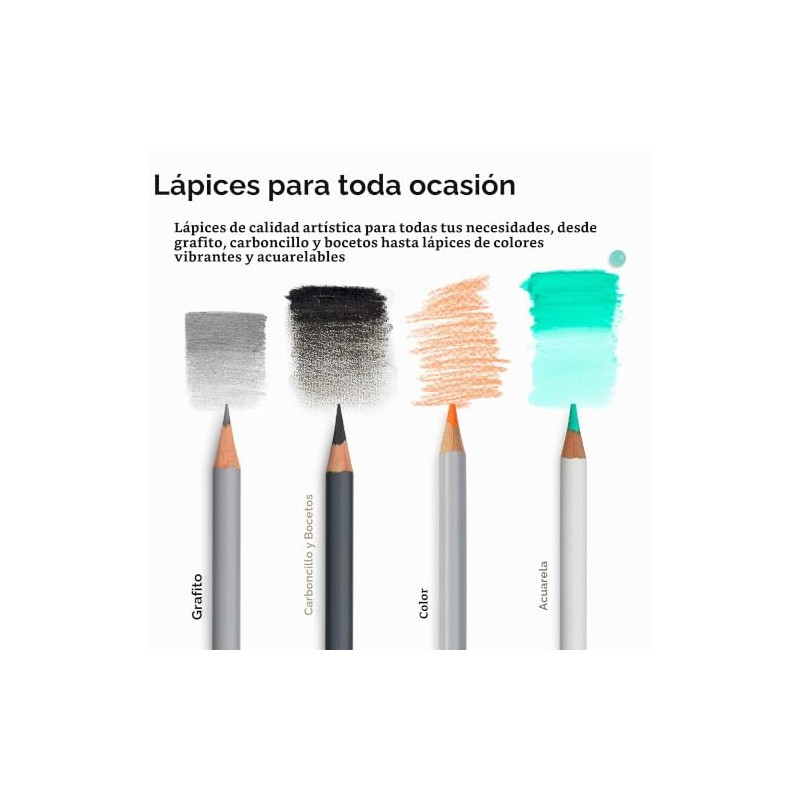 Winsor & Newton Studio Collection - Lápices de grafito (6