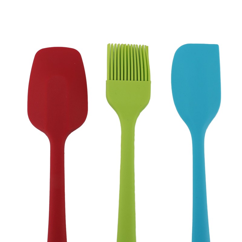 19PCS Kids Baking Set Silicone Nonstick Safe Spatula Brush Whisk