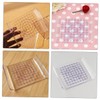 Operitacx 5pcs Polymer Clay Tools DIY Clay Rolling Mat Grid