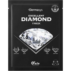 DR.ORACLE Diamond V Mask Sheet, V Line Ear Hook Mask Korean (1pack of 5) Dermatologist Tested, DERMASYS by Dr. Oracle