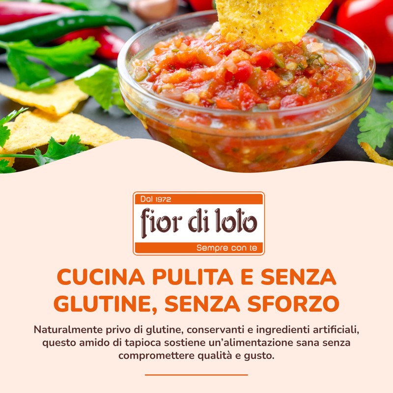 Fior di Loto Tapioca - Amido di Tapioca - Addensante