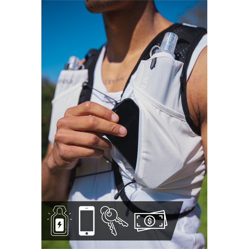 Chaleco Trail Running (White, M-L)