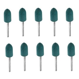 Rubber Polishing Bits 2.35mm Shank Ball Shape Mounted Grinding Bits Electric Drill Accessories Tool for DIY Rust Removal 10-2.35x6mm