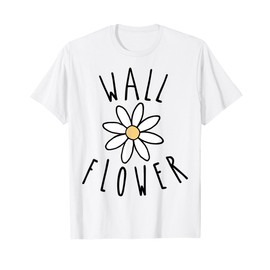 Introvert Wallflower Rounded Text Poster T-Shirt