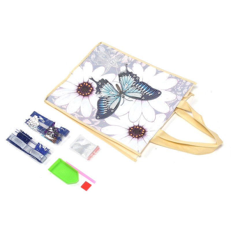 Diamond Painting Shopping Bag Reusable with Handles DIY Foldable Tote
