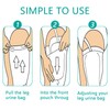 One Piece Elastic Catheter Sleeves Leg Bag Thoughful Design Urine