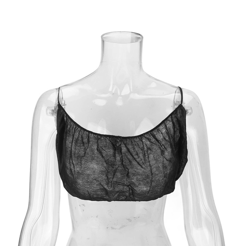 10Pcs Disposable Bra Woven Free Spa Salon Top Garment Underwear