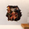 Lounging Gentlemen Mouse in Mouse Hole Decal - Mouse Hole