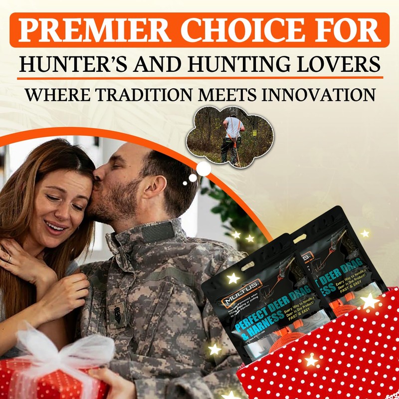 MULTUS: Perfect Deer Drag and Harness 2 Pack; Every Way