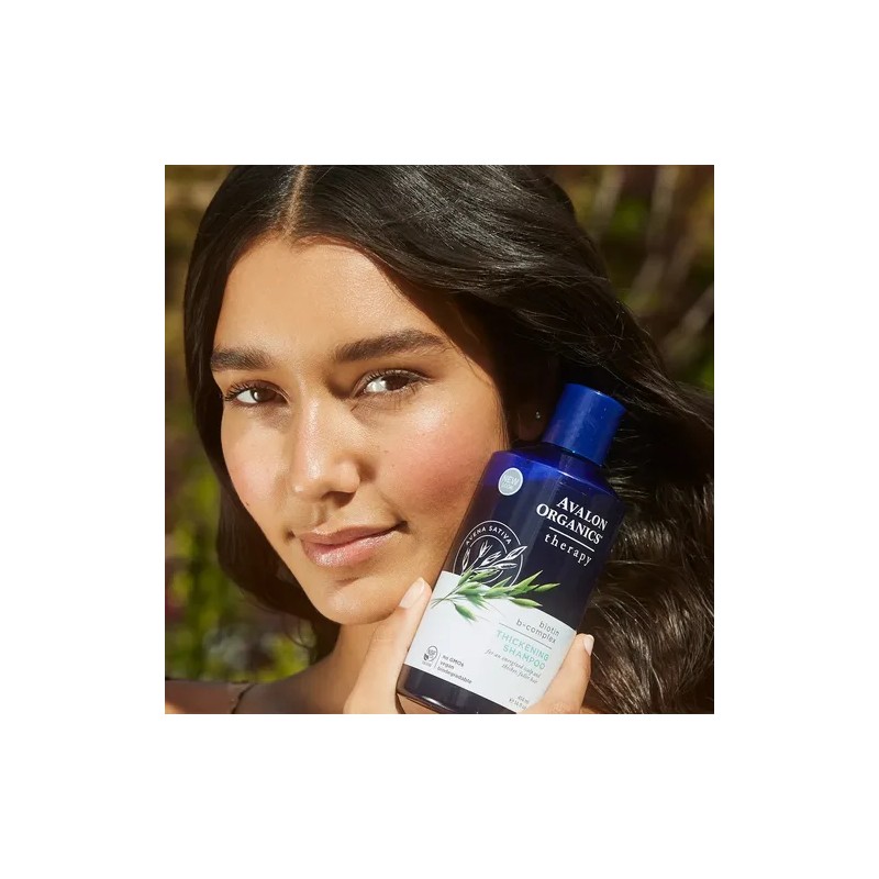 Avalon Organics Shampoo con complejo B de Biotina, 14 fl