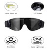 qianliyer Motorcycle Goggles, Windproof UV400 Sports Sunglasses with 3 Interchangeable